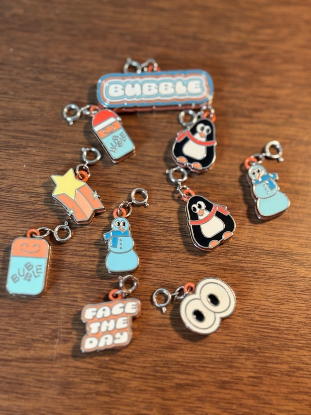 Bubble Skincare Limited Edition Holiday Enamel Charms